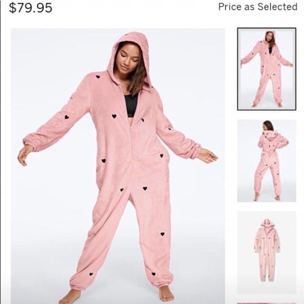VS Pink Teddy Onesies